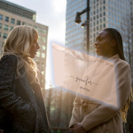 Tarjeta De Visita Planificador de eventos Código QR en polvo Minimal