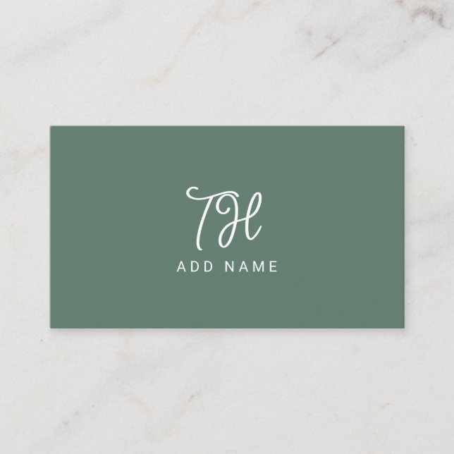 Tarjeta De Visita Planificador de Eventos con Elegante Letra Script  (Anverso)