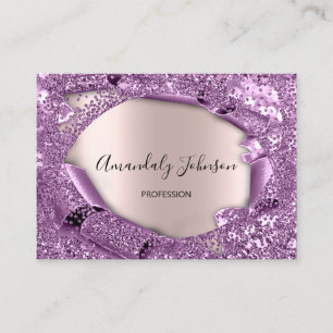 Tarjeta De Visita Planificador de eventos de artistas de maquillaje