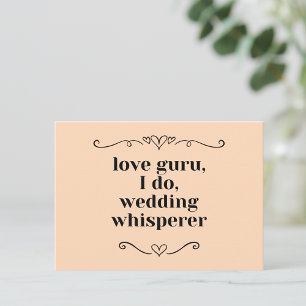Tarjeta De Visita Planificador de eventos de Boda de personalizables