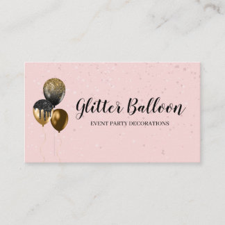 Tarjeta De Visita Planificador de Eventos de Decoración de Fiesta Ro