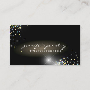 Tarjeta De Visita Planificador de Eventos de Gala Nocturna de Lujo C
