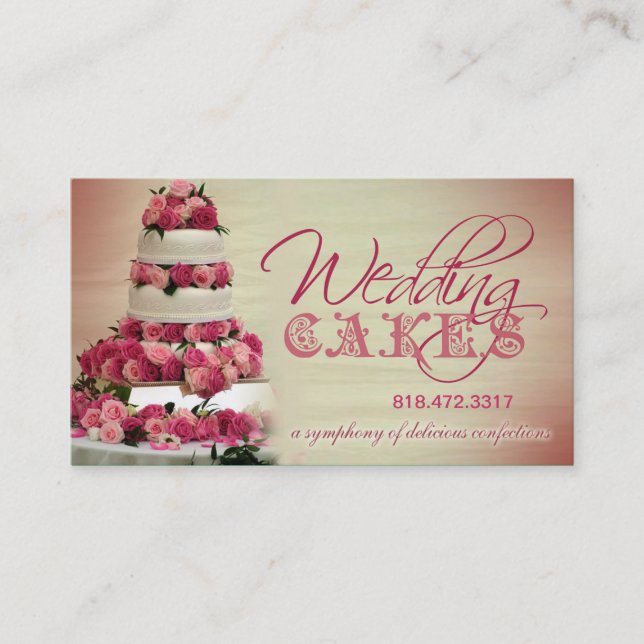 Tarjeta De Visita Planificador de eventos de los dulces de los (Anverso)