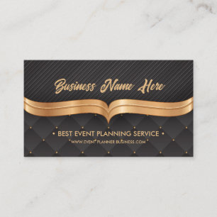 Tarjeta De Visita Planificador de Eventos de Lujo