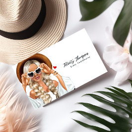 Tarjeta De Visita Planificador de eventos de moda de verano Código Q