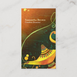 Tarjeta De Visita Planificador de eventos Genie Lamp