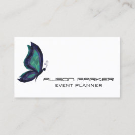 Tarjeta De Visita Planificador de eventos geométrico moderno de mari