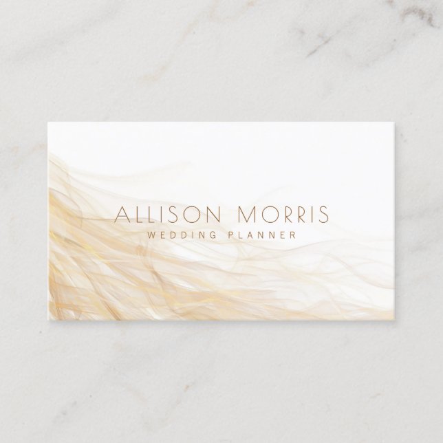 Tarjeta De Visita Planificador de eventos mínimo elegante moderno de (Anverso)