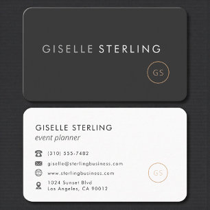 Tarjeta De Visita Planificador de Eventos Profesional