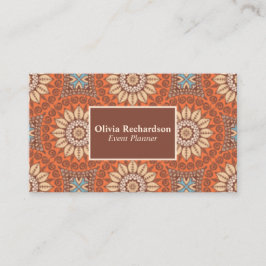 Tarjeta De Visita Planificador de Eventos Profesional Clásico