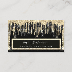 Tarjeta De Visita Planificador de eventos profesionales Eyelash Sepi
