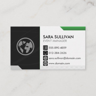Tarjeta De Visita Planificador de gestión de eventos