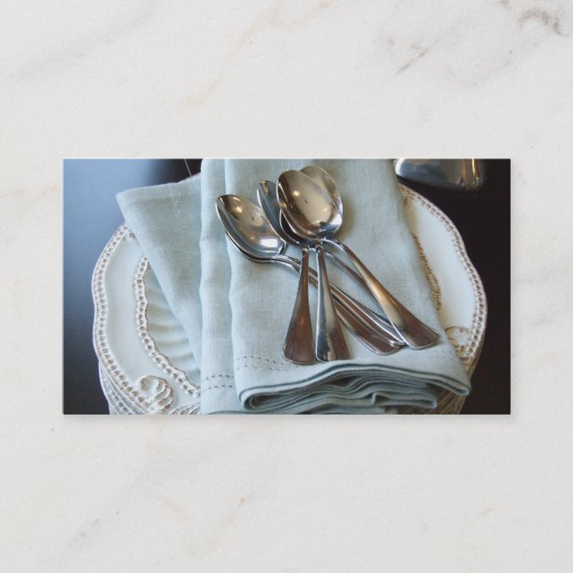 Tarjeta De Visita Planificador del fiesta (Anverso)