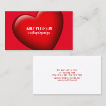 Planificador Organizador de Bodas Corazón Rojo Rom