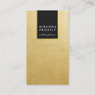 Tarjeta De Visita Planificadores de eventos de Boda de Relieve metal