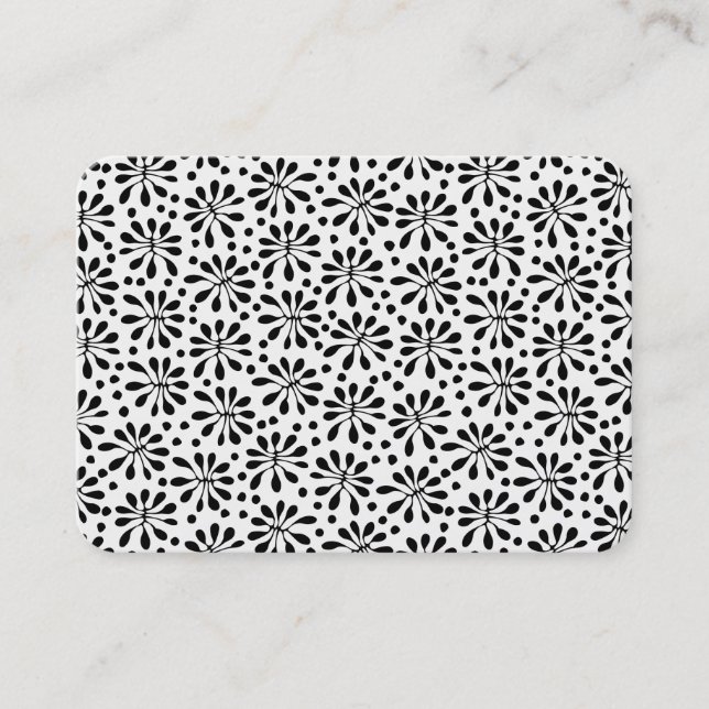 Tarjeta De Visita Planta estilizada 020818 (Anverso)