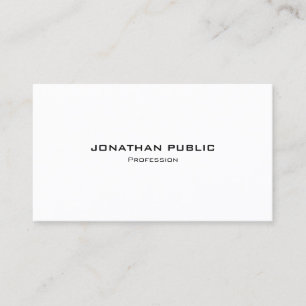 Tarjeta De Visita Plantilla de contacto minimalista moderna y elegan
