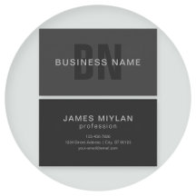 Plantilla de diseño de monograma editable en gris 