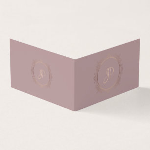 Tarjeta De Visita Plantilla de diseño elegante moderno con guión de