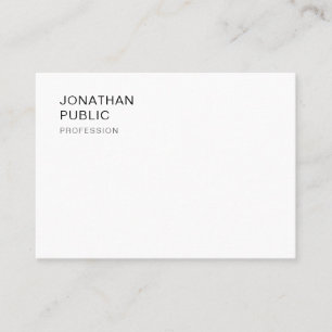 Tarjeta De Visita Plantilla de diseño Minimalista moderno y elegante