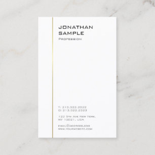 Tarjeta De Visita Plantilla de diseño Minimalista profesional modern
