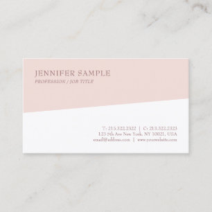 Tarjeta De Visita Plantilla de diseño simple y elegante personalizad
