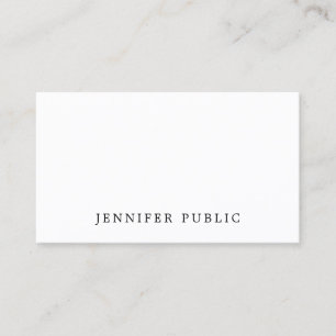 Tarjeta De Visita Plantilla de diseño simple y elegante profesional