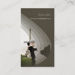 Tarjeta De Visita Plantilla de foto, agregue la suya