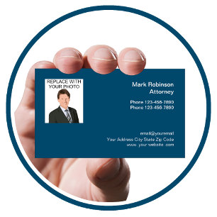 Tarjeta De Visita Plantilla de foto profesional