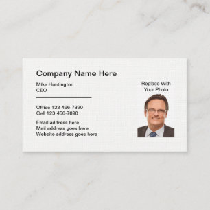 Tarjeta De Visita Plantilla de fotografía profesional corporativa
