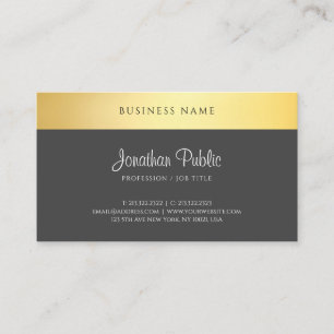 Tarjeta De Visita Plantilla De Guión De Mano Moderna Elegante Negro