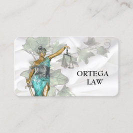 Tarjeta De Visita Plantilla de Lady Justice