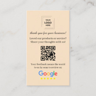 Tarjeta De Visita Plantilla de marketing de reseñas de clientes con