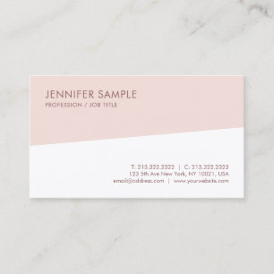 Tarjeta De Visita Plantilla de moda profesional simple elegante
