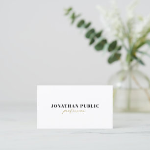 Tarjeta De Visita Plantilla de negocio de diseño elegante y moderno