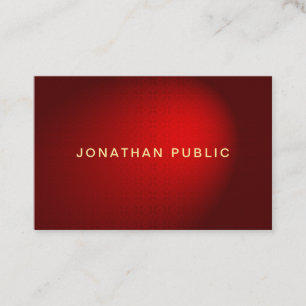 Tarjeta De Visita Plantilla de oro de Damask rojo creativa elegante