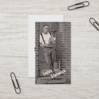 Tarjeta De Visita Plantilla de Personalizado fotográfico de construc