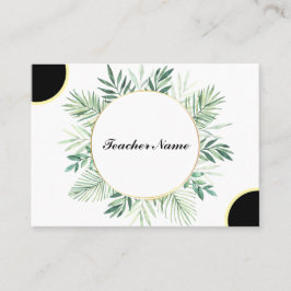 Tarjeta De Visita plantilla de profesor