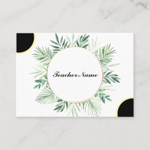 Tarjeta De Visita plantilla de profesor