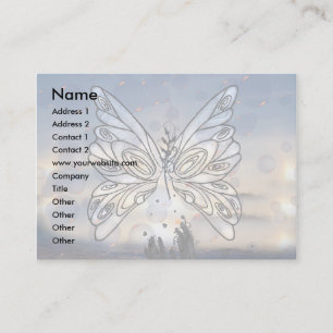 Tarjeta De Visita Plantilla de Rising To The Stars Butterfly