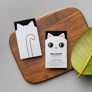Tarjeta De Visita Plantilla de sitio del Mascota de la cara del pers