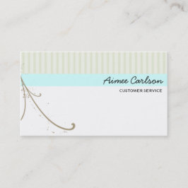 Tarjeta De Visita Plantilla de Swirl & Stripes