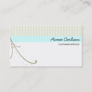 Tarjeta De Visita Plantilla de Swirl & Stripes