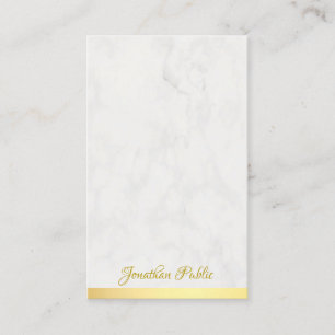 Tarjeta De Visita Plantilla de texto de nombre de guión de mano de m