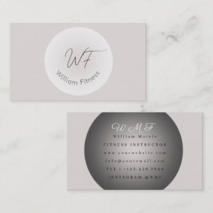 Tarjeta De Visita Plantilla editable con código QR minimalista elega