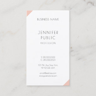 Tarjeta De Visita Plantilla elegante minimalista moderna profesional