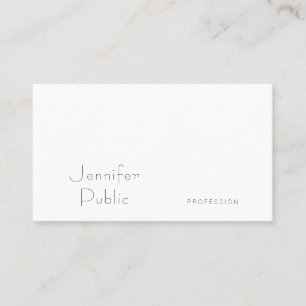 Tarjeta De Visita Plantilla elegante minimalista moderna profesional
