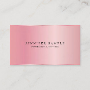 Tarjeta De Visita Plantilla elegante moderna personalizada glamour r