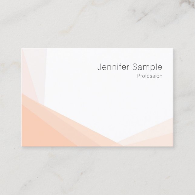 Tarjeta De Visita Plantilla elegante profesional Minimalista moderno (Anverso)