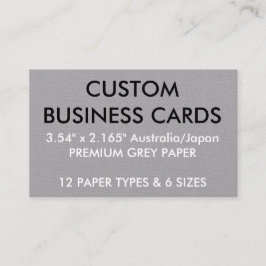 Tarjeta De Visita Plantilla en blanco personalizada personalizado de